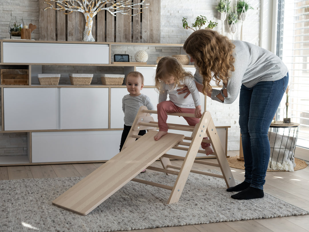 Beech Junior Climbing Triangle with Slide Board