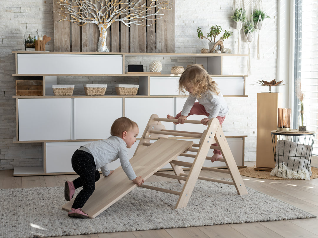 Beech Junior Climbing Triangle with Slide Board