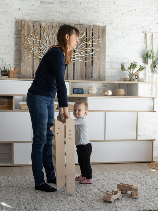 Beech Junior Climbing Triangle with Slide Board