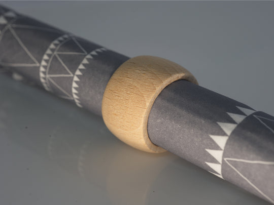 Beech Napkin Rings (Set of 6)