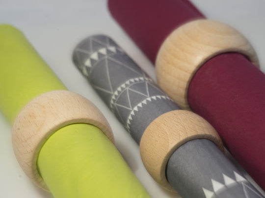 Beech Napkin Rings (Set of 6)