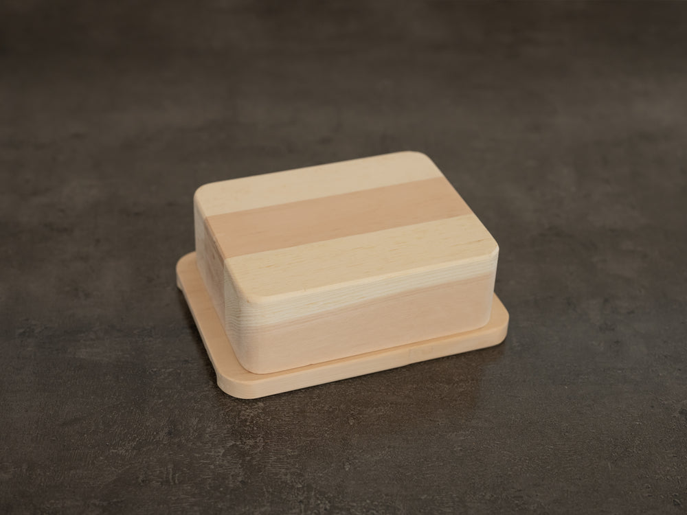 Swiss Stone Pine Butter Dish