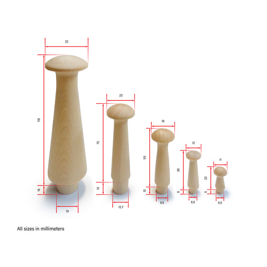 White Birch Shaker Pegs
